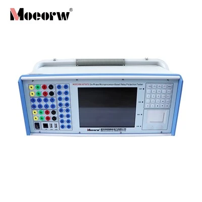 Šestifázový mikroprocesorový{1}}tester ochrany relé